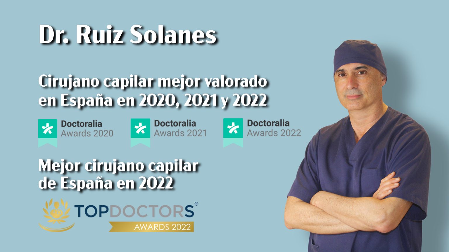 Mejor cirujano capilar de España - Dr. Ruiz Solanes